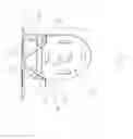 Fig. 04 - ROLLER BLIND END BRACKET WITH RETAINING MEMBER