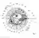 Fig. 02 - Watch movement comprising a retrograde display and a jump hour ring