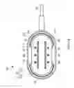 Fig. 12 - Magnetic connector arranged in a bendable housing in an electrically conductive connector assembly