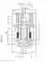 Fig. 23 - Linear compressor comprising a stator defining a cylinder space for a cylinder supported by a support member with a cylindrical portion, a first bent portion, and a second bent portion configured to support an area of the cylinder in an axial direction