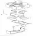 Fig. 01 - Power divider for an antenna comprising four identical orthomode transducers