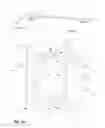 Fig. 02 - Scissor table with safety spacer and tabletop locking system
