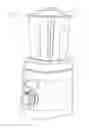 Fig. 01 - Blender jar lid with tortuous airflow path