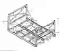 Fig. 01 - Foldable crate for a lawn maintenance vehicle