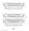 Fig. 05 - Multi-compartment food package with suspended topping container