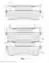 Fig. 06 - Multi-compartment food package with suspended topping container