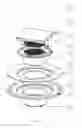 Fig. 02 - Floor drain with a hidden thread clamp.