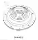 Fig. 24 - Peripheral sealing gland for elongate objects passing through a surface or beyond a pipe end