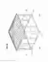 Fig. 22 - Four-device-in-one splash-and-drip-eliminating gazebo, comprising self-ventilating anti-mosquito top-roof system, splash-drip-eliminating bottom-roof system, leaf-filtering gutter-spout post system, multi-purpose multi-configuration panel system, and height-adjustable base system