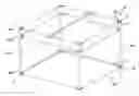 Fig. 01 - Structure with hollow or partially hollow structural elements, with modular and improved system of joints
