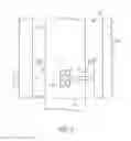 Fig. 09 - Electronic lock with wireless exterior to interior door communication
