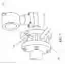 Fig. 07 - Diaphragm seal with integral flushing ring
