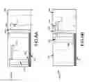 Fig. 11 - Circuit breaker internal manipulator and door lock