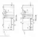 Fig. 23 - Circuit breaker internal manipulator and door lock