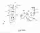 Fig. 25 - Circuit breaker internal manipulator and door lock