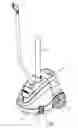 Fig. 02 - Electrical household appliance comprising a base having a gravity-fed boiling chamber
