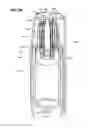 Fig. 14 - Linear rotation stabilizer for a telescoping syringe stopper driverdriving assembly