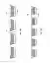 Fig. 31 - Portion control cups, lidding material for said cup, method of making said cups and lids and device for forming a removal line in said cups and lids