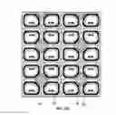 Fig. 34 - Portion control cups, lidding material for said cup, method of making said cups and lids and device for forming a removal line in said cups and lids