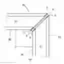 Fig. 01 - Corner assembly for insulated glass elements having films adhesively joined in an edge-flush manner