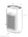 Fig. 01 - Room air purifier with RFID reader