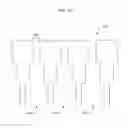 Fig. 13 - Burner system with discrete transverse flame stabilizers