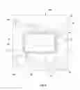 Fig. 03 - Waveguide system comprising a hollow glass waveguide attached to glass connectors and the glass waveguide including an embedded metal layer