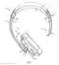 Fig. 04 - Adjustable earcup in continuous headband-spring headphone system