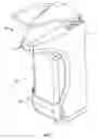 Fig. 02 - Removable bottle support ledge for fluid dispenser