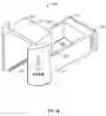 Fig. 35 - Removable bottle support ledge for fluid dispenser