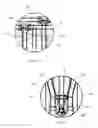 Fig. 12 - Semi-permeable expanding sleeve system for borehole pipe spreading configurations and method of spreading pipes in a borehole