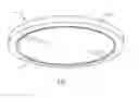 Fig. 02 - Flat panel ceiling light with quick-change covers