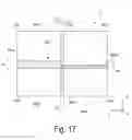 Fig. 19 - Image display device having ocular optical system causing images to overlap in a blending area