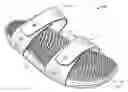 Fig. 01 - Massage shoe with arch support nodules