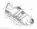 Fig. 01 - Upper for an article of footwear having a tie structure