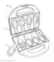 Fig. 01 - Appliance iron for making edible spoons