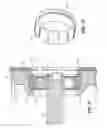Fig. 10 - Bearing retainer for a power tool