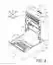 Fig. 03 - Thermal-transfer printer with a movable member movable to expose an ink ribbon supporting member