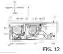 Fig. 13 - Thermal-transfer printer with a movable member movable to expose an ink ribbon supporting member