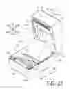 Fig. 24 - Thermal-transfer printer with a movable member movable to expose an ink ribbon supporting member