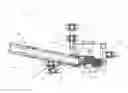 Fig. 01 - Automatically adjusting swing legs for mounting and aligning and reorienting crawlers