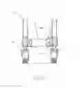 Fig. 10 - Automatically adjusting swing legs for mounting and aligning and reorienting crawlers