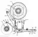 Fig. 01 - Winding device for winding up a ribbon or web