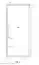 Fig. 03 - Residential entryway door with concealed multipoint lock