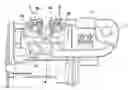 Fig. 01 - Two-cycle diesel engine configured for operation with high temperature combustion chamber surfaces