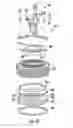 Fig. 08 - Two-cycle diesel engine configured for operation with high temperature combustion chamber surfaces