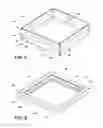 Fig. 05 - Double cabinet vacuum insulated refrigerator with a structural foamed mullion