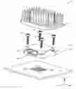 Fig. 01 - Screwless heat sink attachment