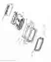 Fig. 07 - Electrical connector having a shielding shell upwardly abutting a grounding plate