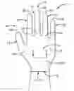 Fig. 01 - Glove with contrasting cuff and tear indicator